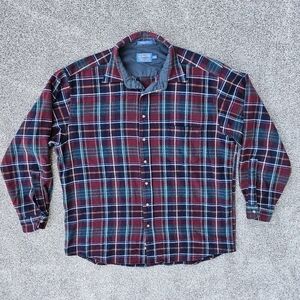 VTG Rare Pendleton 100% Virgin Wool Plaid Flannel Lumberjack Board Shirt USA XLT